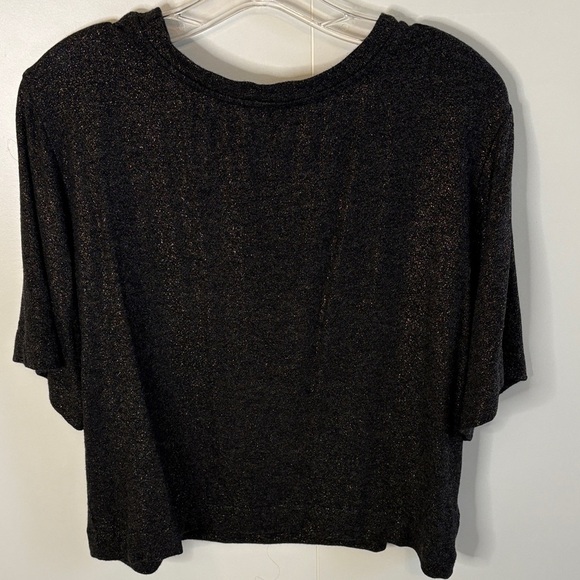 Black & Gold Glitter Women's Top - Picture 5 of 6